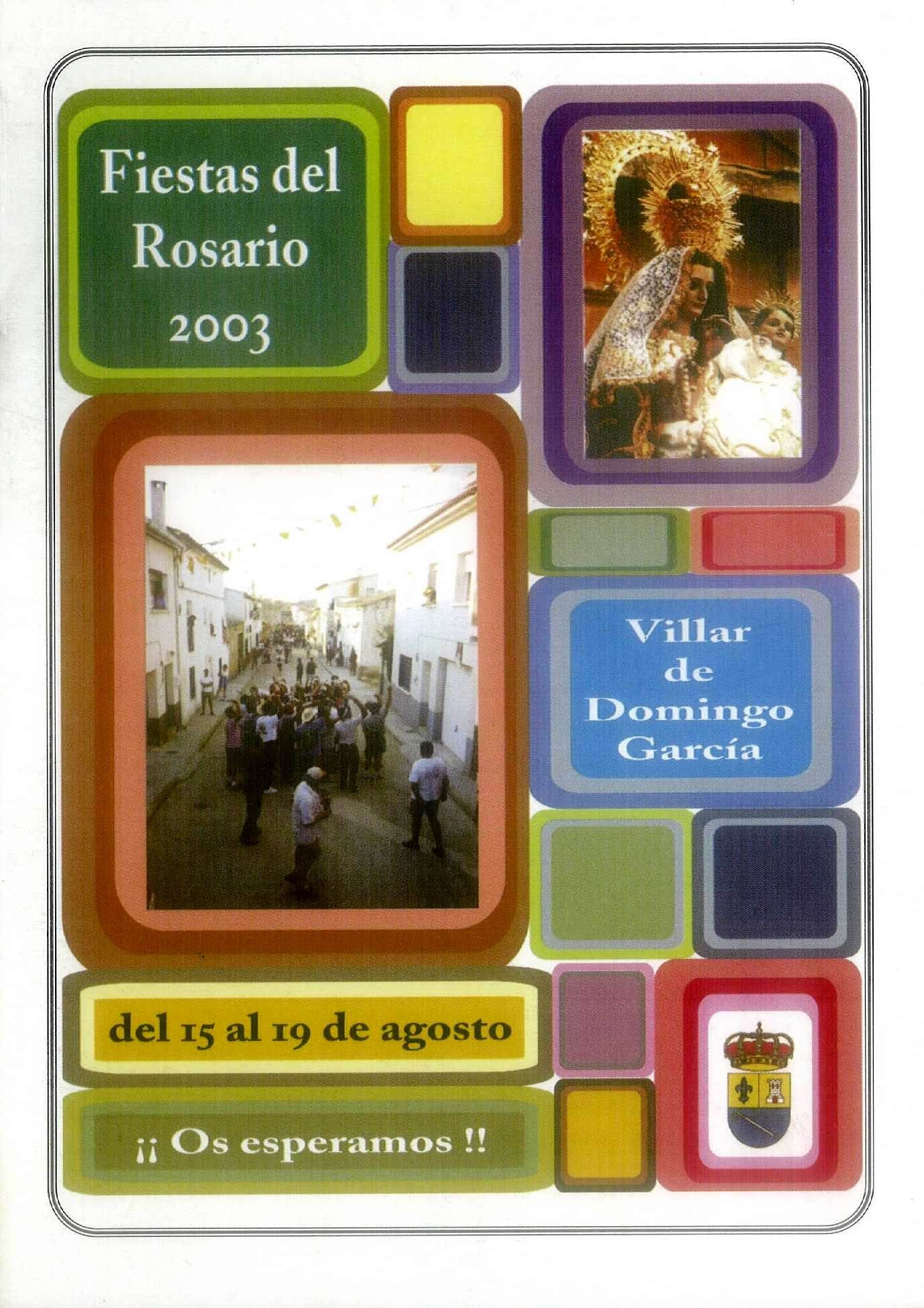 Fiestas patronales en honor a Nuestra Señora del Rosario  